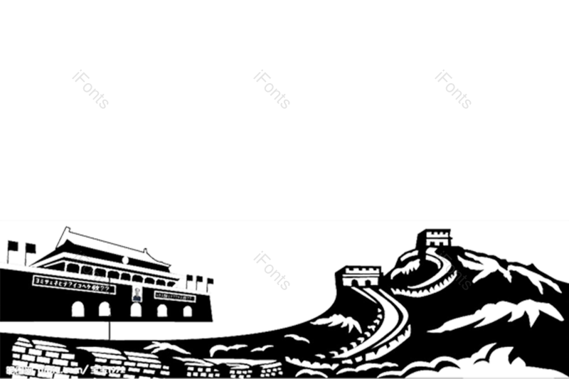 中国图片,中国梦元素,建筑PNG,党建免抠素材